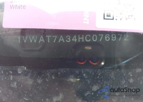 2017 Volkswagen Passat 1.8T S из США, поврежденный, VIN 1VWAT7A34HC076972